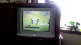 NFL game announcer Swearing on live tv