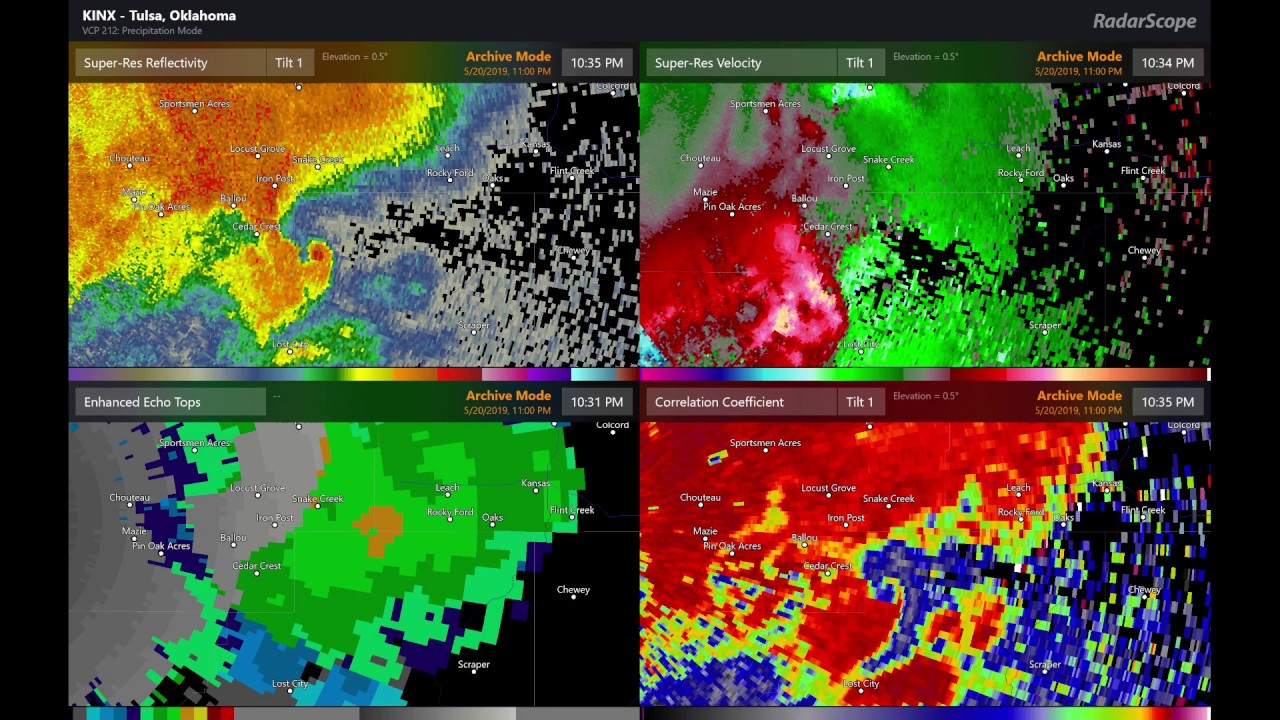2019 5/20 Leach, OK EF2 Tornado YouTube