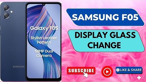 Samsung F05 display LCD Replacement/Replace LCD Screen & front Glass on Samsung A05S How to Tutorial