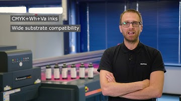 PerformanceJet 2508UF Product Demonstration - Flatbed LED UV Printer with Moving Gantry