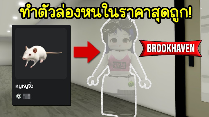 สอนทำตัวล่องหน..ใช้โรบัคราคาหลักสิบ! | Roblox 🏡 Invisible Brookhaven
