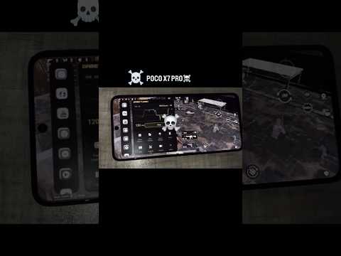 poco x7 pro 120 fps ☠️  gameplay #pocox7pro5g #bgmi120fps