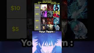 You Have ONLY $20 to Defeat Yuji Itadori… Build Your Team! 💰