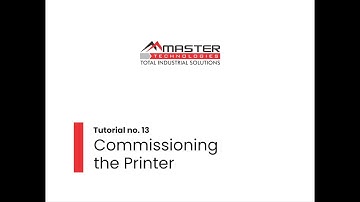 Commissioning the Printer | CIJ Best Code Tutorial 13 | Master Technologies