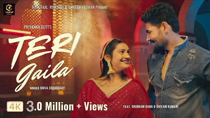 Teri Gaila तेरी गैला | Shivani Kumari | Shiva Choudhary | Shubham|Latest Haryanvi Romantic song 2025
