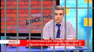 Programa de TV hecho entre rejas en protesta por la continua represión que sufrimos los ciudadanos