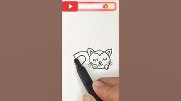 Easy cat cat draw with 200