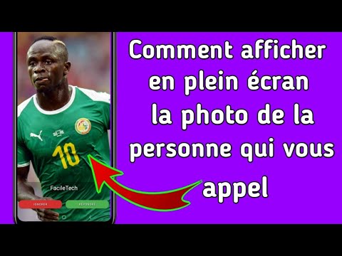 Vidéo: Comment Mettre Une Photo Sur Un Appel