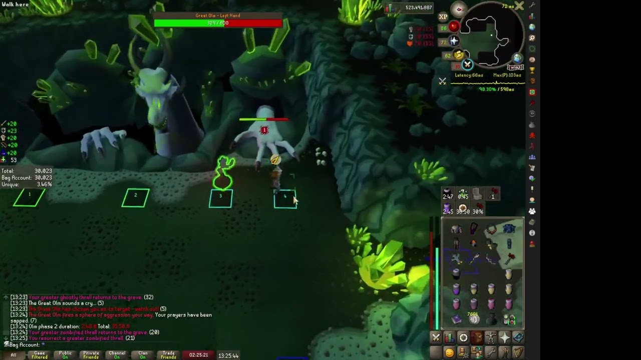 How to set and maintain the 4:1 cycle + acid walk, p3 Solo Olm
