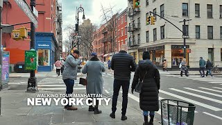 [Full Version] NEW YORK CITY - Manhattan Winter Season, Chelsea, 8th Avenue, Greenwich Village, 4K