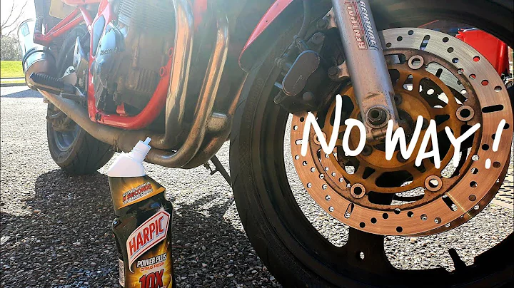 Cleaning Motorcycle Exhaust Headers In Under 3 Minutes & Much More Harpic