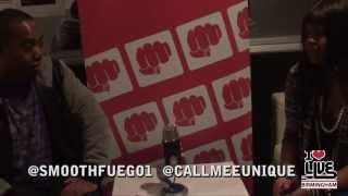 Smooth Fuego TV: A-Star & Call Me Unique Interview (I Luv Live Birmingham)