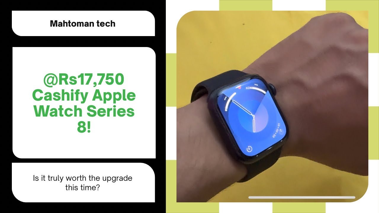 Apple Watch series 8 41MM from Cashify of ₹16,750