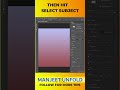 SECOND METHOD HOW TO REMOVE BACKGROUND OF ANY OBJECT WHICH HAVE HAIR | #HAIRREFINE #manjeetunfold