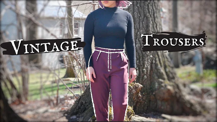 In which I attempt to make my PERFECT pants || Vintage Trousers - DayDayNews