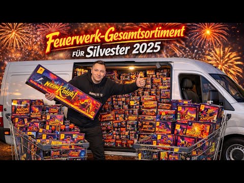 VAN LOADED WITH FIREWORKS FOR NEW YEAR'S EVE!