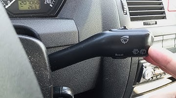 How To Use Windshield And Rear Wipers In A Car