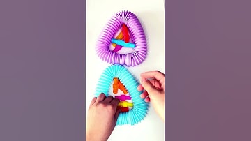 🤪Robot sound of mini pop tube #asmr #poptubesound #satisfying #creative #relaxing #robot #voicings