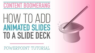 How to Create Animation Effect in PowerPoint / SlideShare presentation [PowerPoint tutorial]