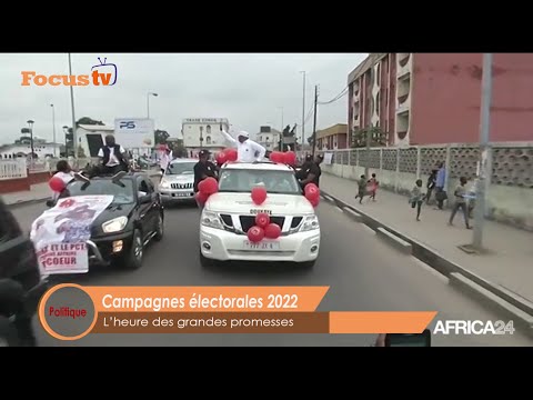 Congo: campagne électorales 2022, l'heure de grandes promesses.