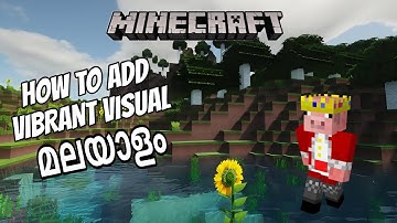 How To Enable Vibrant Visuals Shader In Minecraft Pocket Edition! (മലയാളം ) #minecraft