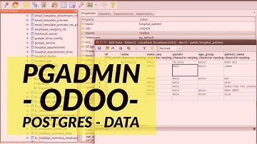 Install PgAdmin Configure With Odoo Access, Visualize and Update Data