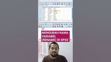 MENGUBAH NAMA VARIABEL (RENAME VARIABLES) DI SPSS #kuliahdatasains #datasains #tutorialspss  #fyp
