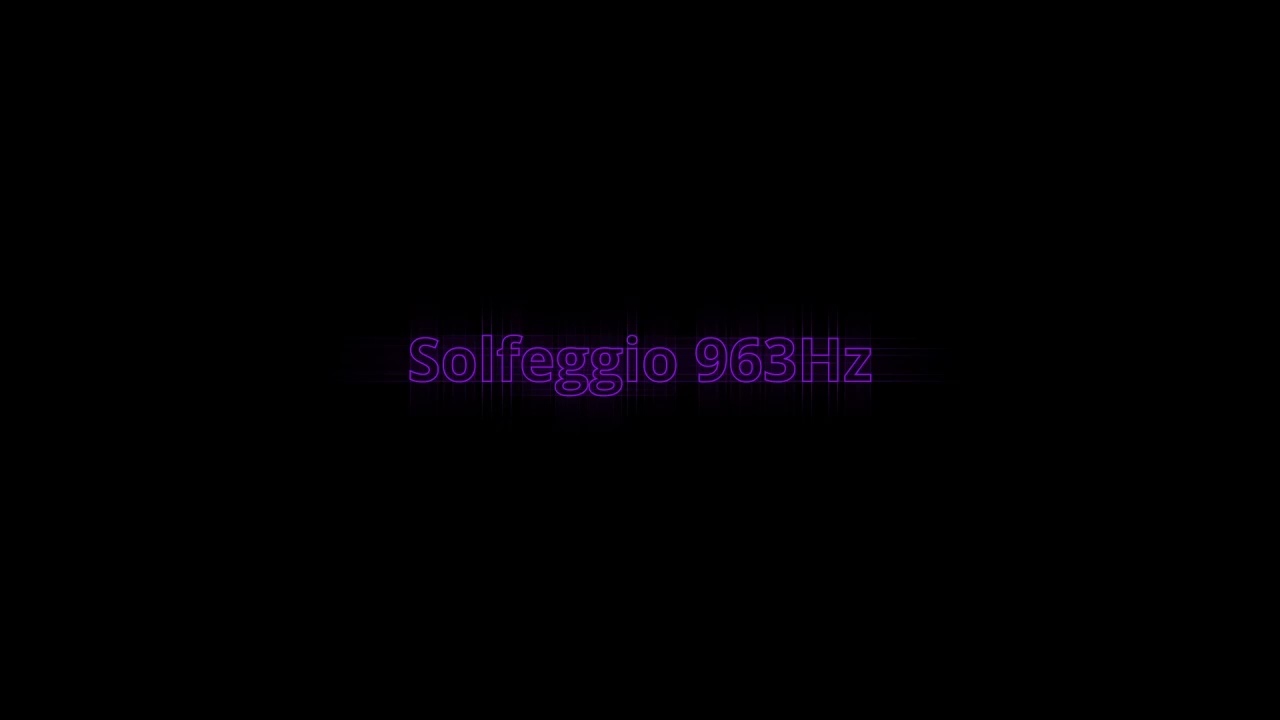 Sound therapy Solfeggio 963Hz Pure Tone