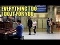 Bryan Adams Everything I Do Piano Cover in Public | Cole Lam 14 Years Old