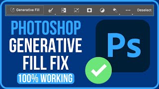 PHOTOSHOP GENERATIVE FILL NOT SHOWING UP FIX (Easy Tutorial)