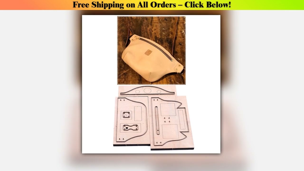 32x16x5cm DIY leather craft chest bag cutting dies hand machine punch tool pattern Wholesale Best