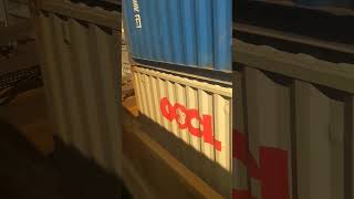 Open Container Door on Intermodal BNSF Train #train