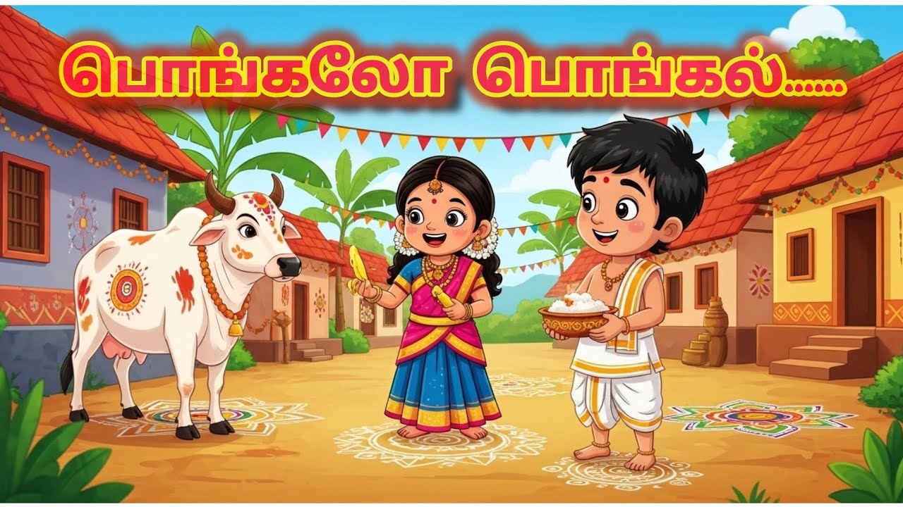 பொங்கலோ பொங்கல் | PONGALO PONGAL |Tamil kids songs |  