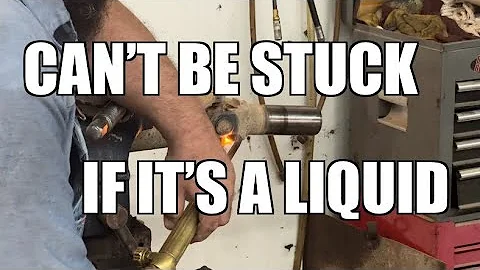 Removing GM plastic injection u-joints