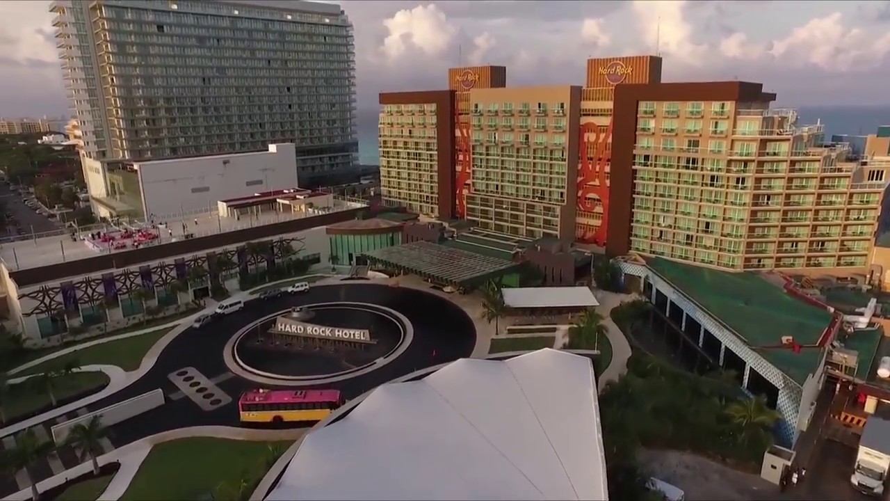 Aerial View Hard Rock Hotel Cancun Youtube
