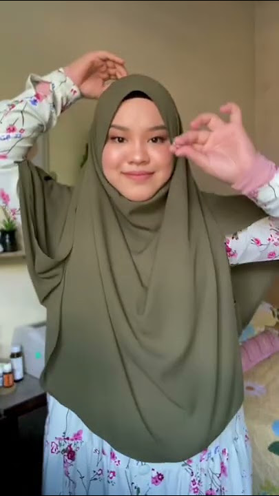 Tutorial shawl labuh untuk raya🌹