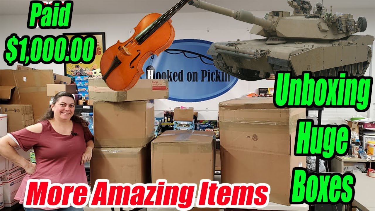 Unboxing Tanks & Violins - Such a variety - Amazon Overstock & wholesale - What did I get? Reseller