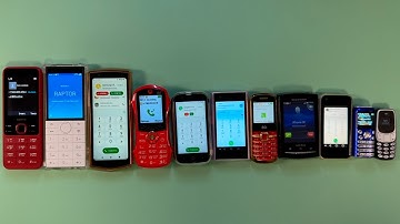 11 Small Incoming Call Nokia 150 Qin F22 Cubot pocket 3 Unihertz Jelly Star Samsung s26 mini Bq Nano