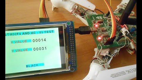 STM32F4 DISCOVERY AND TFT320X240 SSD1289 TEST