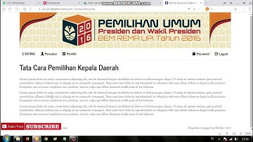 APLIKASI E-VOTING PEMILIHAN KEPALA DESA BERBASIS WEB