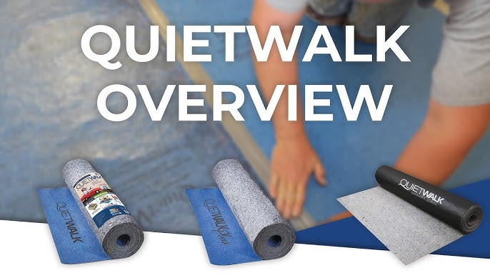 QuietWalk Laminate Flooring Underlayment with Attached Vapor Barrier O