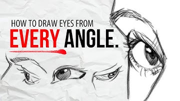 How to draw Eyes from ANY perspective | Tutorial | Drawlikeasir