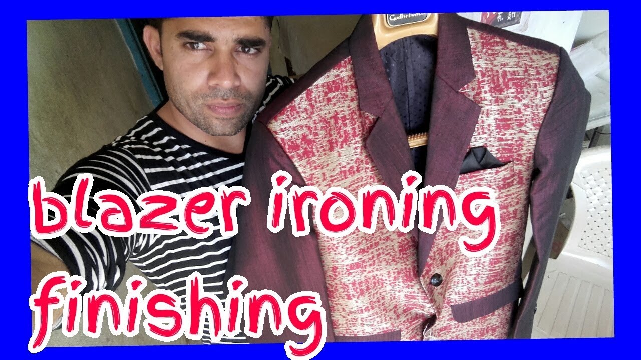 How to blazer iron & finishing after dryclean. . YouTube