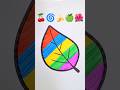 🍒🌀🍌🍏🌺 Satisfying Creative Art #draw #colors #brush #video #art #creative #youtube #shorts #viral