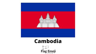 Cambodia Flag Emoji - Copy Paste