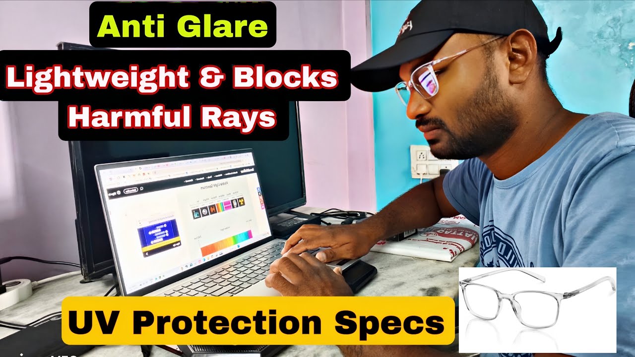 Lenskart Blu Computer Glasses Review | Zero Power Blue Cut Specs for Gaming & Office (Telugu)