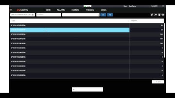 inVIEW IoT Platform - Editor - Log view