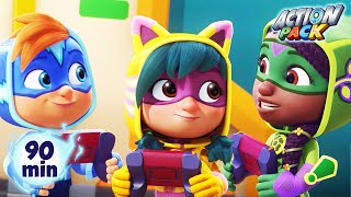 👾 TRAPPED IN THE GAME 👾 | Action Pack | Cartoon Adventures for Kids