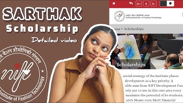NIFT SARTHAK Scholarship Full Guide🔍| Eligibility, Documents & Application Process #niftscholarship