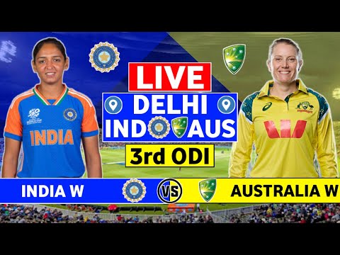 India Women vs Australia Women 3rd ODI Live Scores | IND W vs AUS W 3rd ODI Live Scores & Commentary